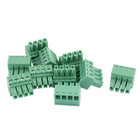 10Pcs 300V KF2EDGK 3.5mm Pitch 4-Pin PCB Screw Terminal Block Connector
