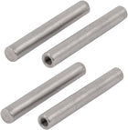 304 Stainless Steel M5 Female Thread 8mm x 60mm Cylindrical Dowel Pin 4pcs