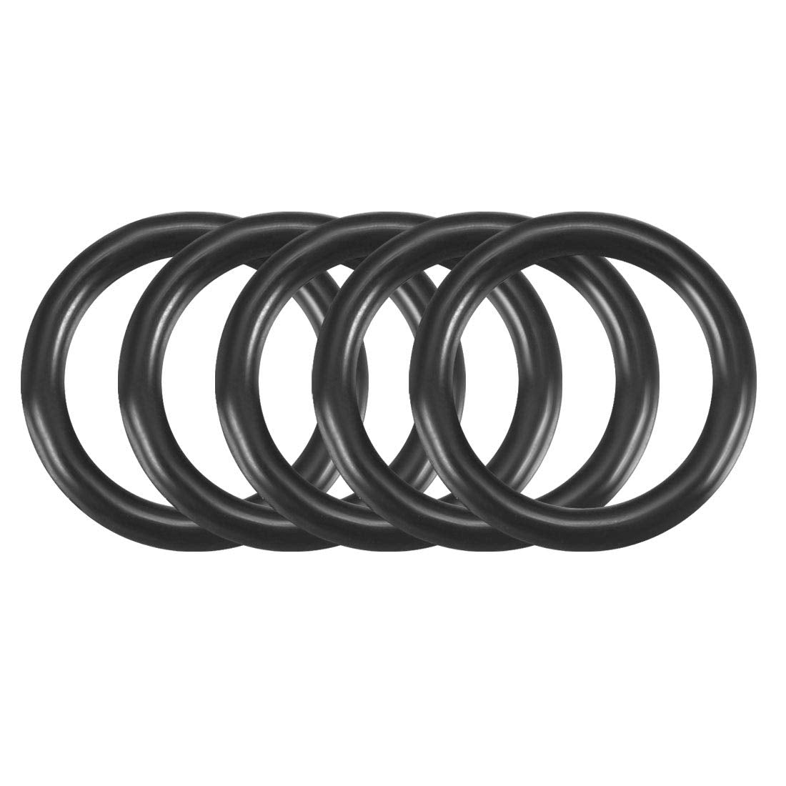 Nitrile Rubber O-Rings, 11.5mm OD 8.5mm ID 1.5mm Width, Metric Sealing Gasket, Pack of 50