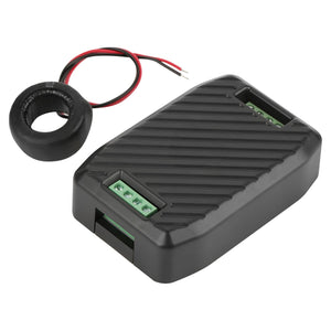 LinkMejor Power Energy Meter Multifunction Voltage Current Monitor with Power Factor Frequency Measurement UART to RS485 (Closed CT 100A PZEM-016)