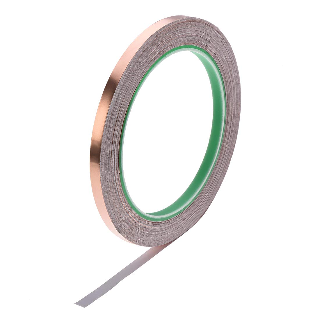 Double Sided Conductive Tape Copper Foil Tape Adhesive 6mm x 20m/21.8yards Length for Guitar, EMI Shielding Crafts, Electrical Repairs, Stained Glass