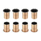8Pcs Flanged Sleeve Bearing, 18mm Bore x 20mm OD x 30mm Length, 26 x 1.0mm Flange Dia x t Sintered Bronze Bushings Self-Lubricating Bearings for Industrial Equipment
