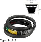 B-1219/B48 Drive V-Belt Inner Girth 48"(1219mm) Industrial Power Rubber Transmission Belt