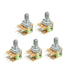 WH148 10K Ohm Variable Resistors Dual Turn Rotary Carbon Film Taper Potentiometer 5pcs