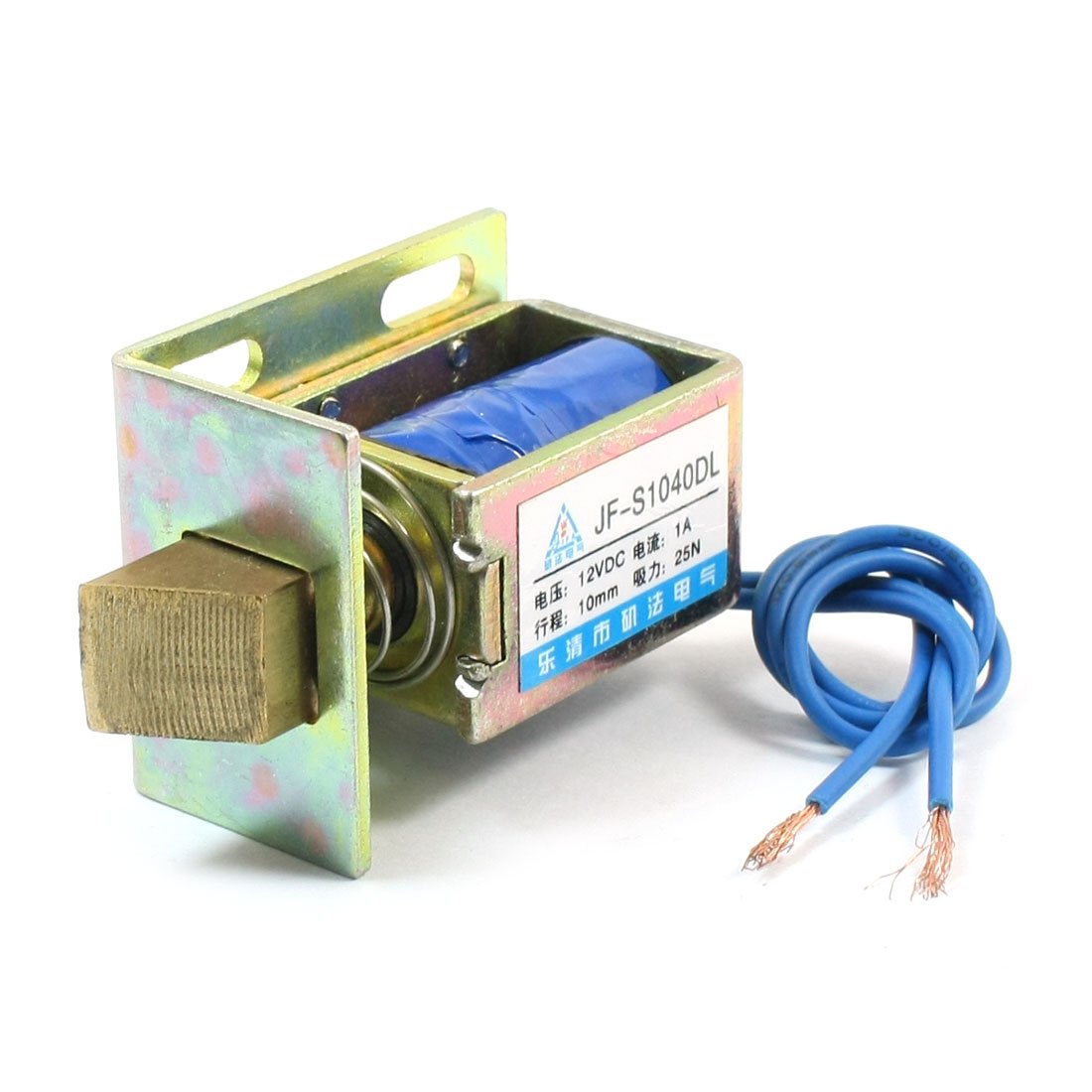 DC 12V 1A 10mm Stroke 25N Force Open Frame Electric Door Lock Solenoid