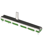 Fader Variable Resistors Mixer 75mm Straight Slide Potentiometer B50K Ohm Dual Channel Green 5pcs