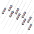 100Pcs 6.8K Ohm Resistor, 1W 5% Tolerance Carbon Film Resistors, 4 Bands for DIY Electronic Projects and Experiments