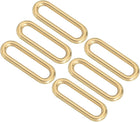 Metal Rings Buckle for Bag Belt Strap Craft DIY Accessories, Gold, Oval Ring