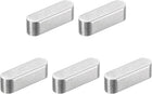 5Pcs Round Ended Feather Key, 6x6x20mm Stainless Steel Professional Parallel Drive Shaft Key Stock for Fasteners Mechanical Industry