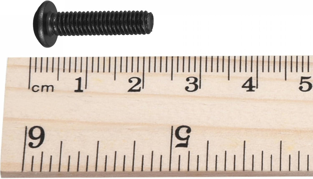 Vitto a testa a bottoni M4x18mm, per bulloni in acciaio, 100 pezzi