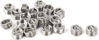 M3 x 0.5mm x 1D Wire Thread Repair Inserts Silver Tone 20pcs