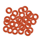 Silicone O-Ring, 5.5mm OD, 2.5mm ID, 1.5mm Width, VMQ Seal Rings Gasket, Red, Pack of 30