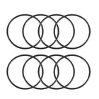Nitrile Rubber O-Rings, 42mm OD 38mm ID 2mm Width, Metric Sealing Gasket, Pack of 8