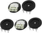 5Pcs 16mmx2mm 10K ohm Stereo Volume Control Wheel Potentiometer B103