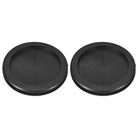 2Pcs Rubber Grommets 3-1/8" (80mm) Drill Hole, 2-3/4" (70mm) ID Double Sided Hole Plugs Ring Gasket for Firewall Cable Wire Protecting, Black