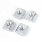 M10 45 Series Metal T-Slot Nut Sliding Block Slot Nuts 4pcs