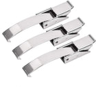3.92-inch SUS304 Stainless Steel Draw Toggle Latch with Spring-Steel Hook - 3 Pcs