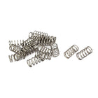 Compression Spring,304 Stainless Steel,10mm OD,1mm Wire Size,20mm Free Length,Silver Tone,20Pcs