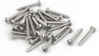 M3.5x25mm 316 Stainless Steel Metric Phillips Pan Head Self Tapping Screws 30pcs