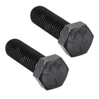 1/2''-13 x 1-3/4'' Hex Head Screw Bolts Fastener Grade 5 UNC Carbon Steel Black 2pcs