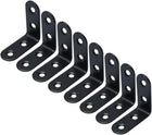 8pcs Angle Bracket Stainless Steel 50 x 50mm Fastener Corner Protector Shelf Support Connection Fastening Chair Wood Window Furniture