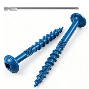 #8 x1-1/4 Lommehullsskruer 300 stk Eksteriør trebolts for trearbeid