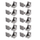 a15121900ux1277-DM Bracket Fastener, Corner Brace, 90 Degree Angle, 40 mm x 40 mm x 35 mm Size (Pack of 20)
