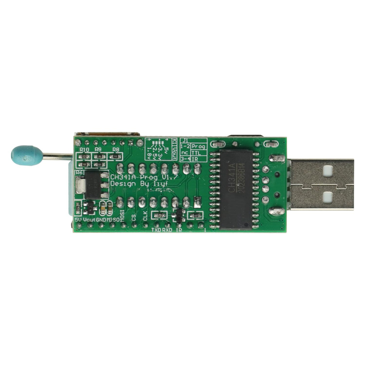 مبرمج CH341A V1.7 تحويل مستوى 1.8V W25Q64FW W25Q128FW GD25LQ64