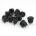 12Pcs AC250V 6A AC125V 10A Spdt 3-Pin 3-Position Snap in Rocker Switch