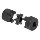 3/4" to 3/8" L075 Flexible 3-Piece L-Jaw Coupling Coupler Set & Buna-N NBR Rubber Spider for Log Splitter Hybrid Equipment