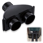 1 stk. Oyfolk 2.5" ABS Vacuum Y Koblende Splitter, Sort