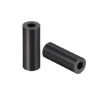 Nylon Round Spacer Washer 3.2mm ID 7mm OD 15mm Height for M3 Screws Black 100Pcs