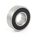 6202RS 15 x 30 x 11mm Double Shielded Deep Groove Ball Bearings, 1.4 Inch Width, 0.6 Metal
