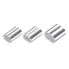 Wire Rope Aluminum Crimping Loop Sleeve Assortment Kit for 1.5/1.8/2mm Dia., Cable Crimp Double Hole Ferrule Clip Fittings 30 Set