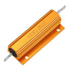 Aluminum Case Resistor 100W 0.25 Ohm Wirewound Gold for LED Replacement Converter 100W 0.25RJ