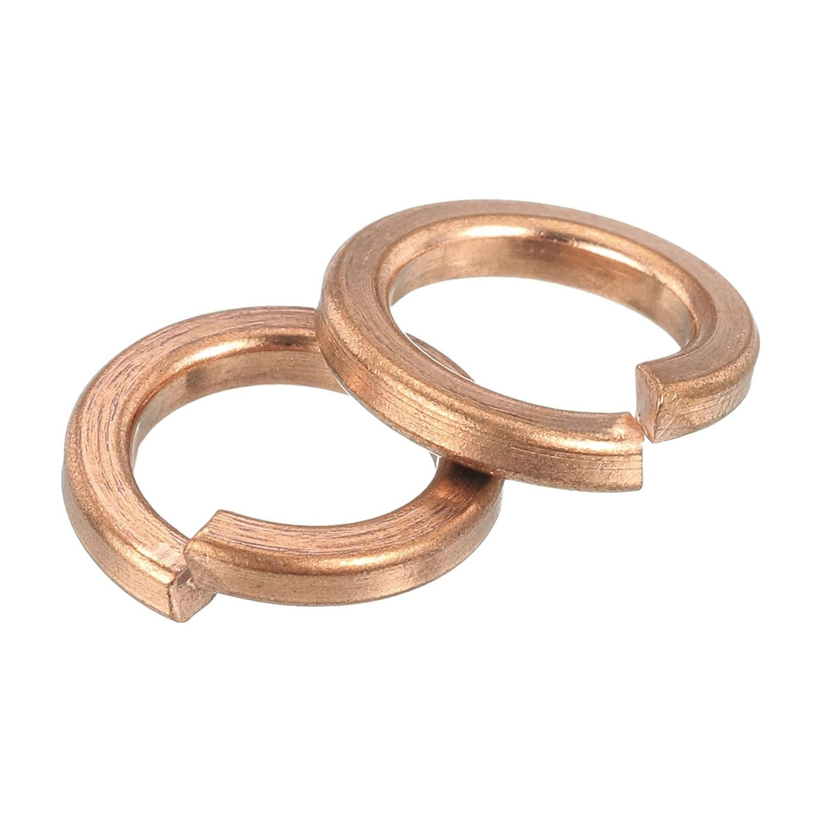 10 Pcs Spring Lock Washer, M10 Split Lock Washer Assortment Copper Lock Washers for Screws Bolts Nuts