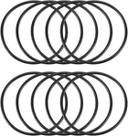 Nitrile Rubber O-Rings, 62mm OD 57mm ID 2.5mm Width, Metric Sealing Gasket, Pack of 10