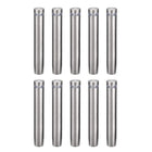 1/2 Dia x 3-1/8"(12x80mm) Standoff Screws Wall Mount Sign Holders Acrylic Glass Nails 10pcs