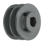 2BK28-5/8 V-Belt Sheave 5/8"Bore 2.95"OD Double Groove Web Sheave Bored-to-Size Sheave, Cast Iron, Belt Section for 3L or B Belt
