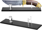 2pcs Acrylic Knife Stand, Single Knife Holder, Black