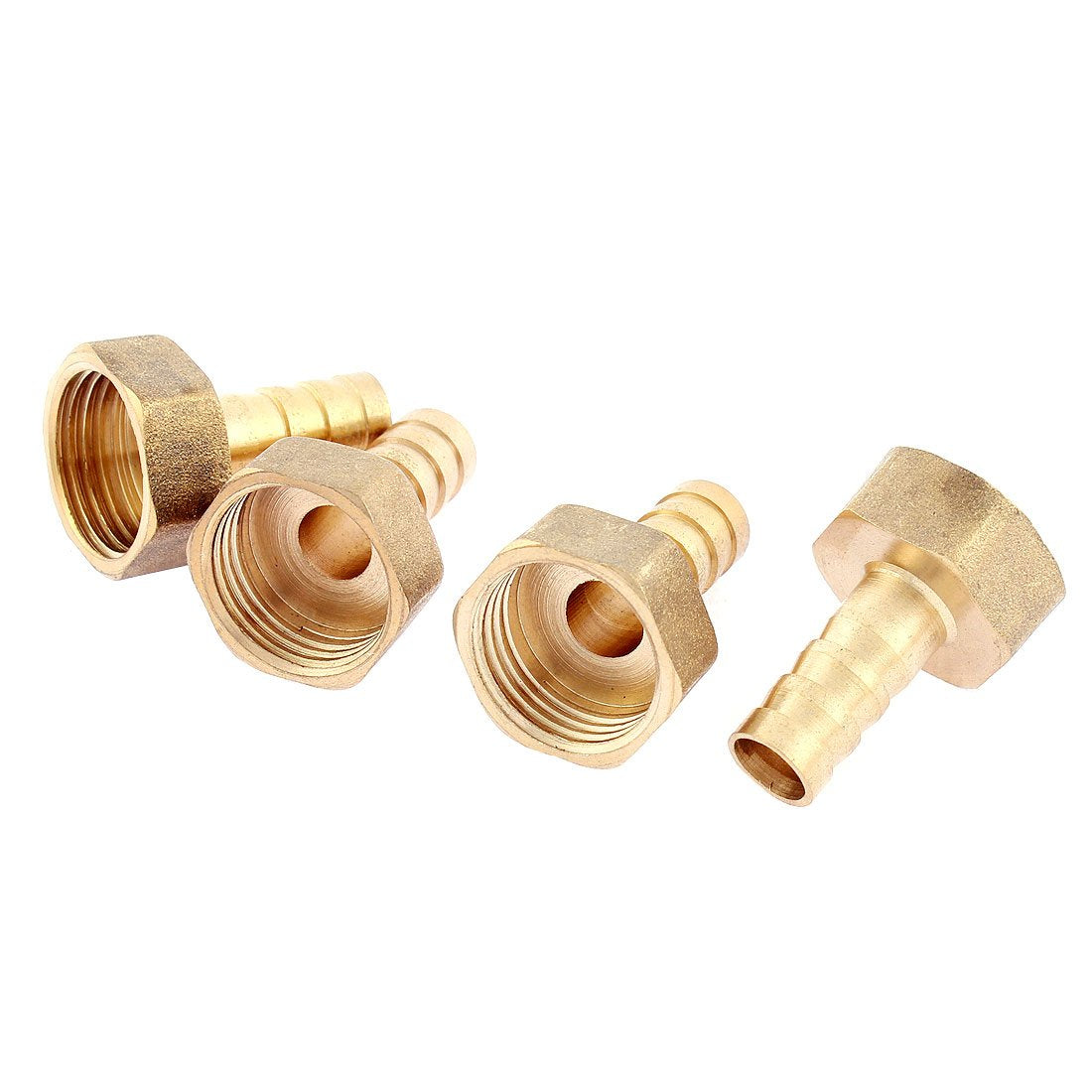 1/2NPT Female Thread to 8mm M8 Air Gas Hose Barb Fitting Adapter Coupler 4pcs