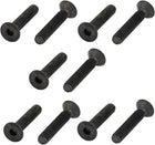 3/16-24 x 1" Alloy Steel Flat Head Hex Socket Cap Screw 10pcs