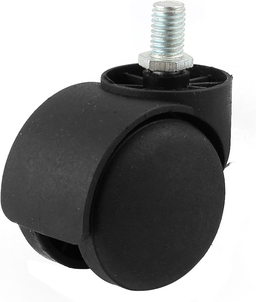a14010400ux0209 Threaded Stem Caster Wheel Chair 10Mm Threaded Stem 50Mm Dia Dual Wheel Rotatable Caster