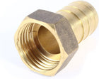 1/2NPT Femmina Filetto 16mm Tubo di Carburante Barb Retrattile Connettore Rettilineo