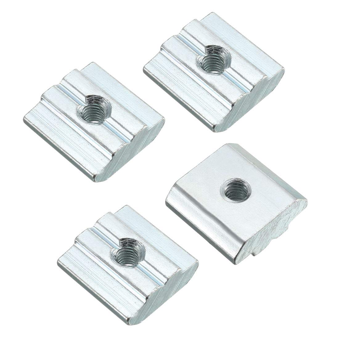Slide in T-Nut, M3 Threaded for 3030 Series Aluminum Extrusions Profile, Pack of 4
