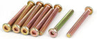 M6 x 50mm Fully Thread Hex Socket Drive Flat Head Screws Bolts Fasteners 10PCS