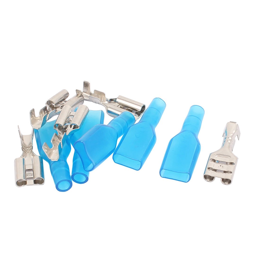 Female Spade Crimp Terminal Connectors and Insulated Sleeve