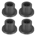4Pcs Flanged Sleeve Bearing, Plastic Bushing ID 4mm x OD 6mm x Length 6mm POM Bushing, Black