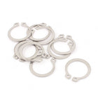 External Circlip Retaining Shaft Snap Clip Rings 17mm 10pcs