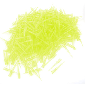 a14031200ux0255 1000Pcs Plastic Liquid Transfer Pipets Pipette Tips 200ul Clear Yellow (Pack of 1000)
